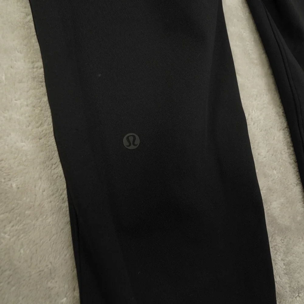 Lululemon On The Fly 7/8 Ankle Pants Size 2 Yoga Workout Black‎ Pockets Luxtreme